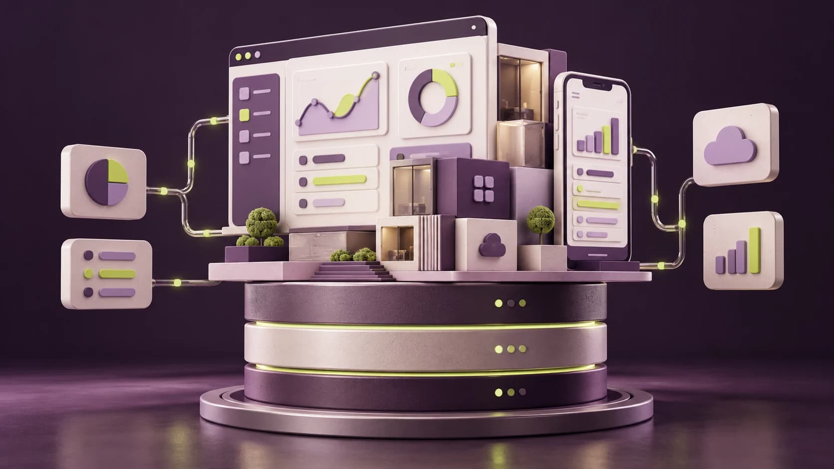Scalable enterprise web and mobile application layer built directly upon robust database foundations.
